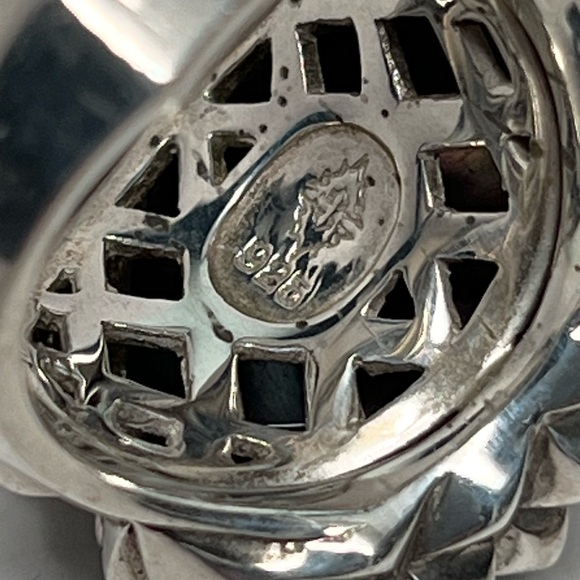 Stephen Webster Superstud Black Mother-of-Pearl Quartz Doublet .925 Ring - Picture 7 of 10